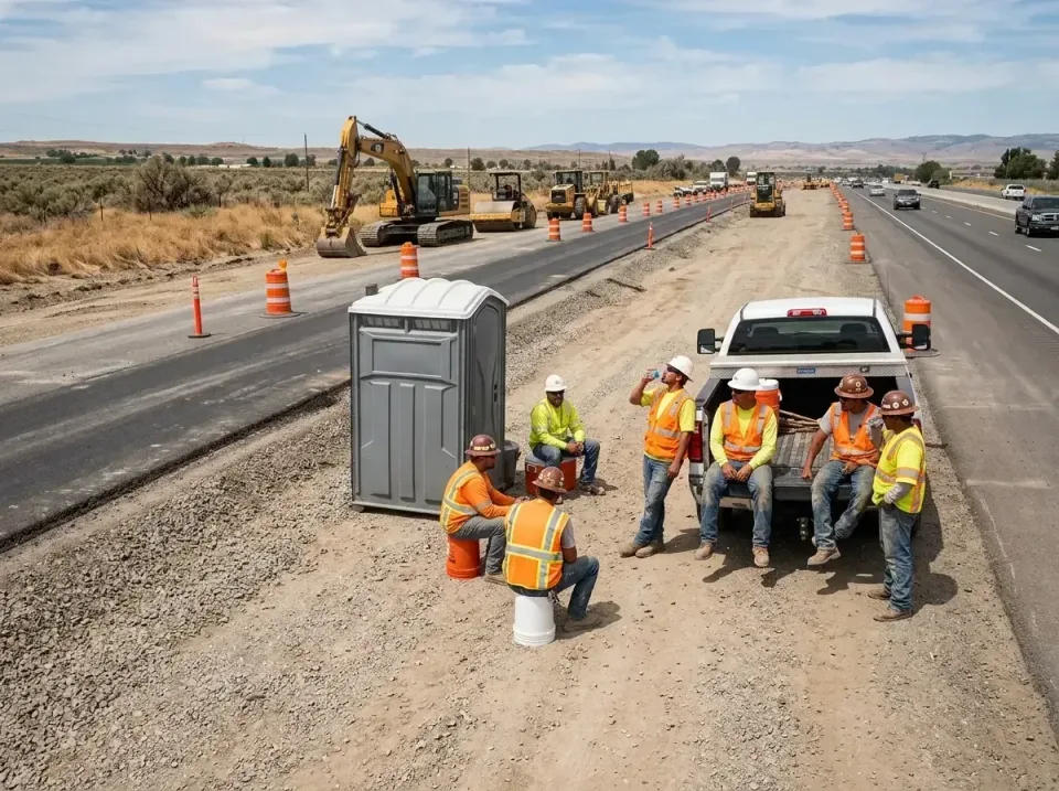 highway-road-construction-crew-007 — frequently asked questions, Porta Potty and Restroom Rentals in Gosnell, AR